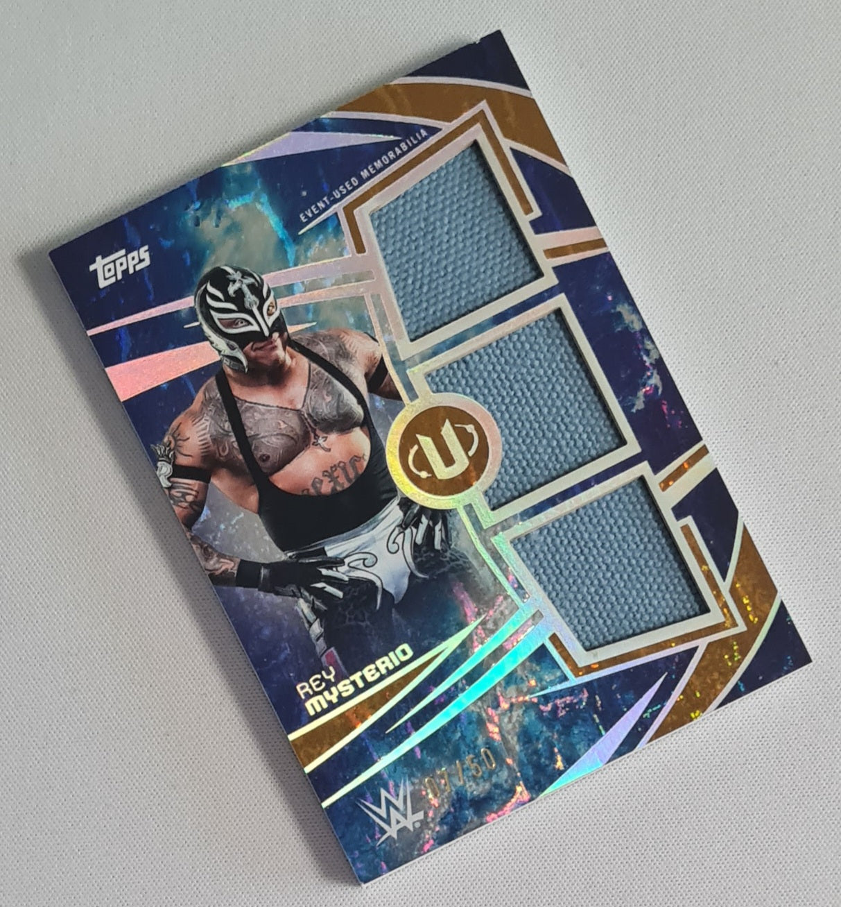 Rey Mysterio - 2025 Topps Universe Triple Superstar Relics /50 #TRS-RMY