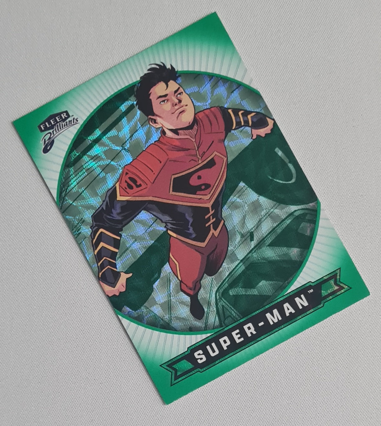 Superman - 2025 Fleer Brilliants Superman Green Kryptonite #23