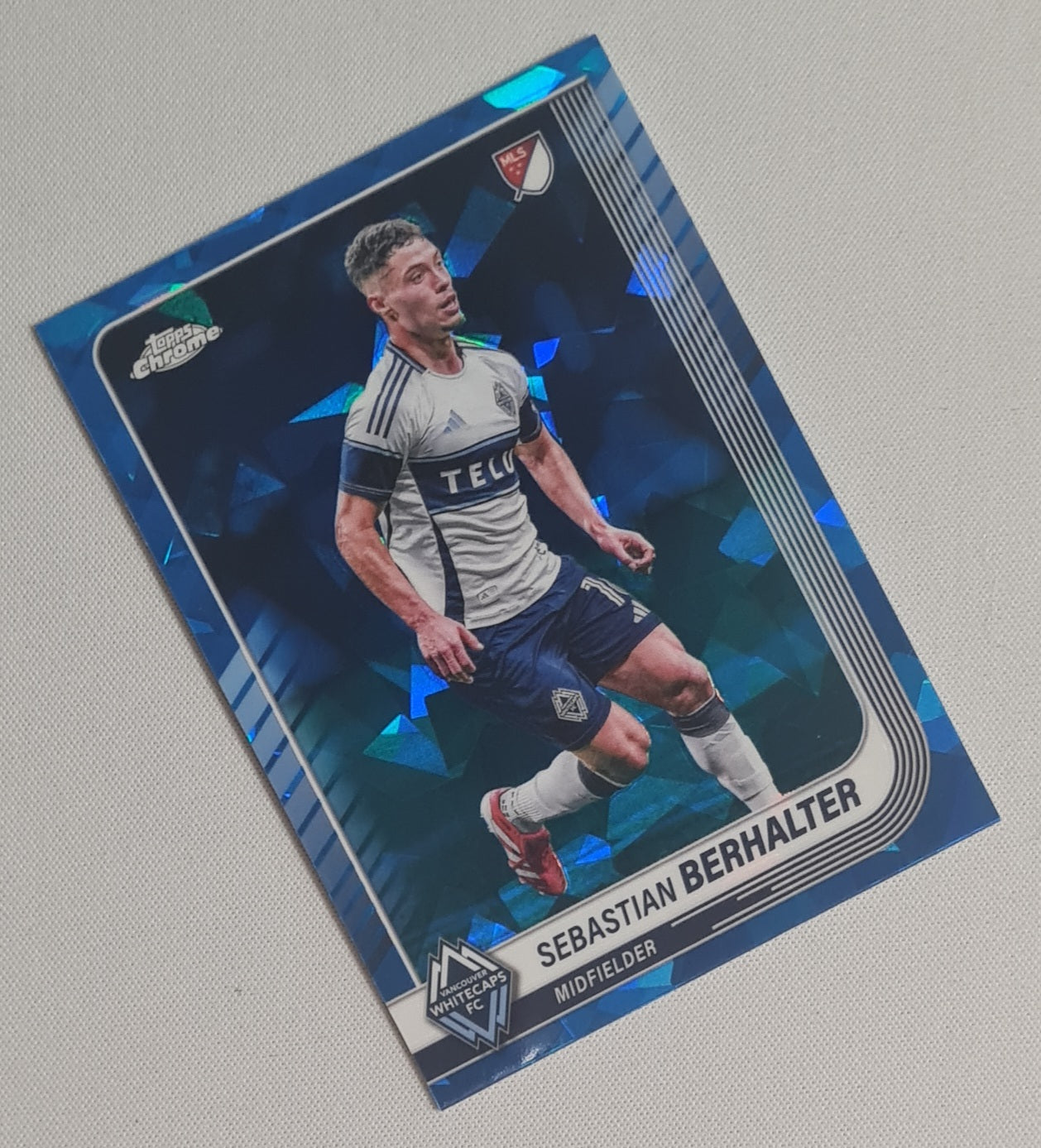 Sebastian Berhalter - 2025 Topps Chrome Sapphire MLS #170 Vancouver Whitecaps FC