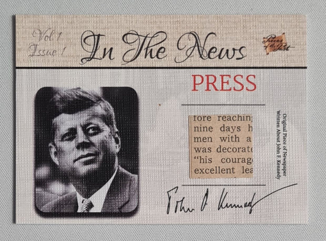 John F Kennedy - 2018 The Bar Pieces of the Past News Relic #ITN-4