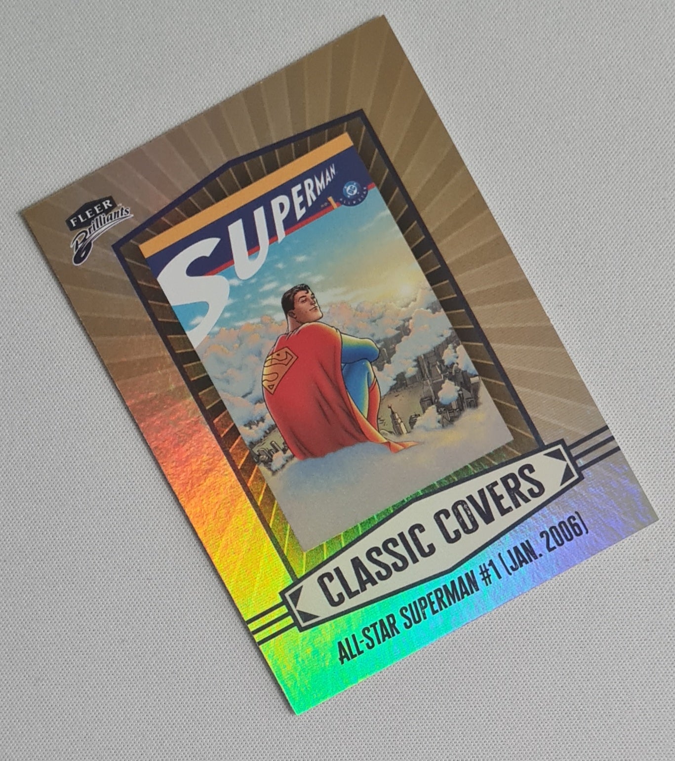 Superman - 2025 Fleer Brilliants Superman Classic Covers All Star Superman 1 #CC-15