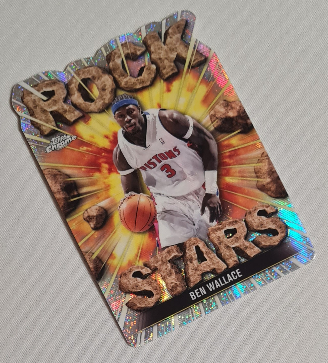 Ben Wallace - 2025/26 Topps Chrome Rock Stars #RS-14 Detroit Pistons
