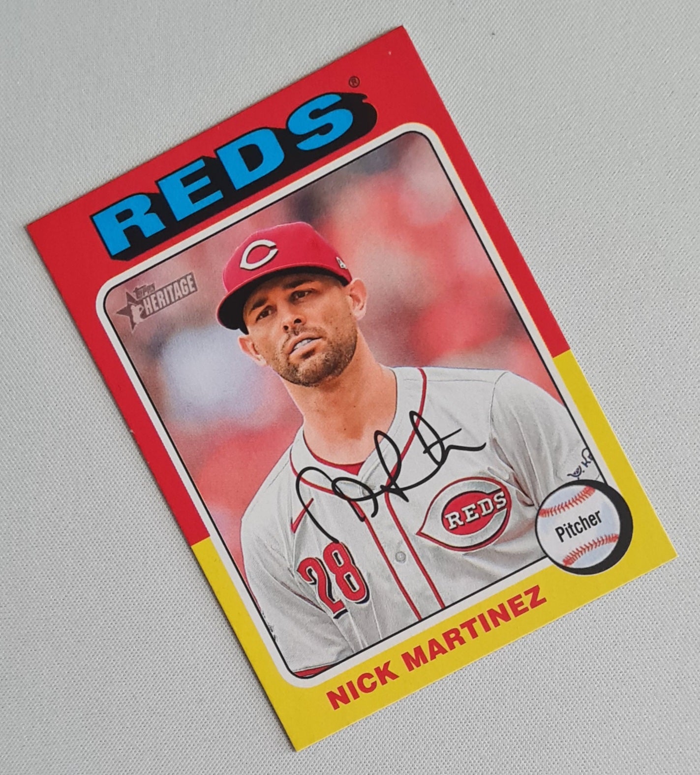 Nick Martinez - 2024 Topps Heritage #560 Cincinnati Reds