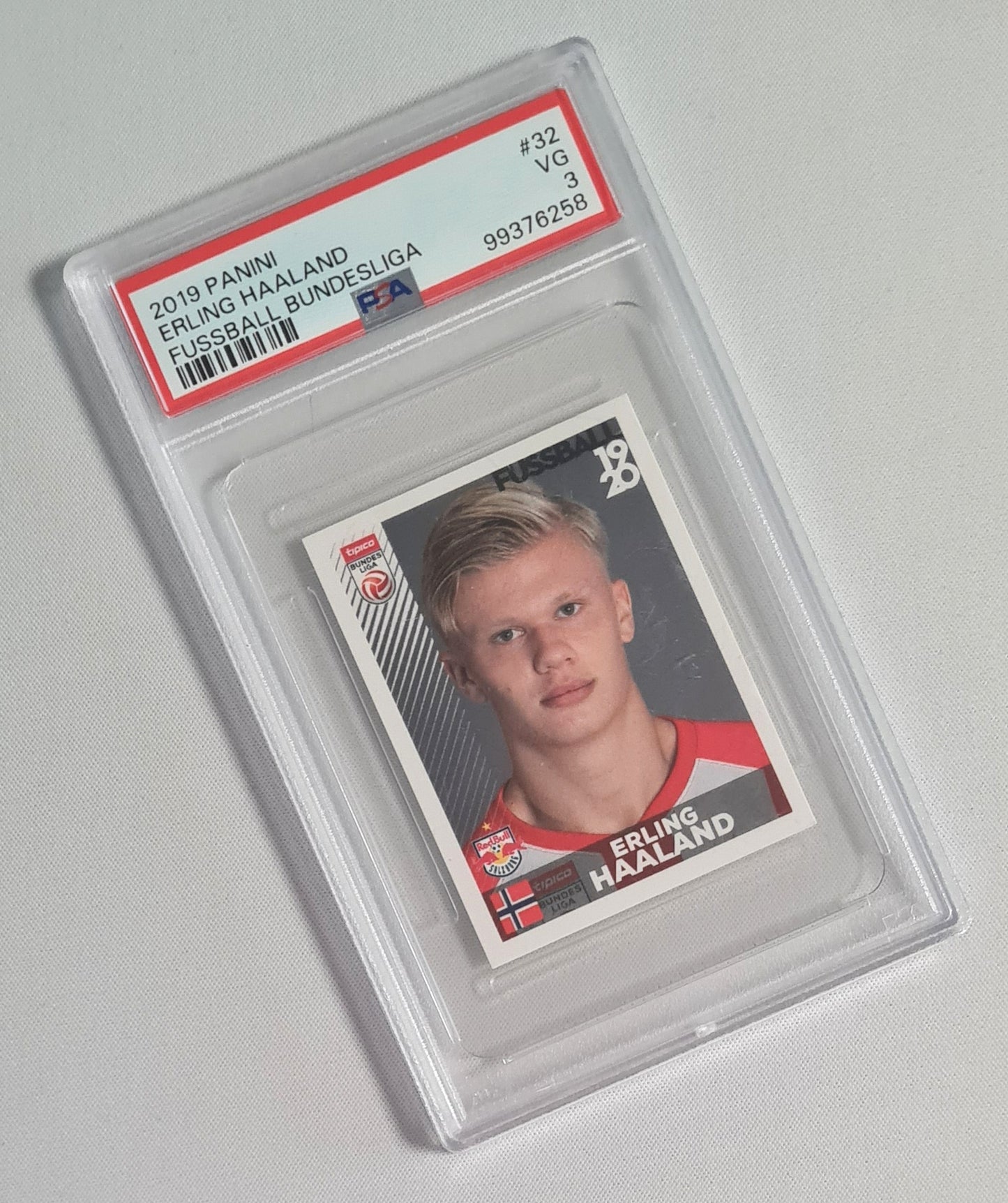 Erling Haaland - 2019 Panini Fussball Bundesliga PSA 3 #32 Red Bull Salzburg