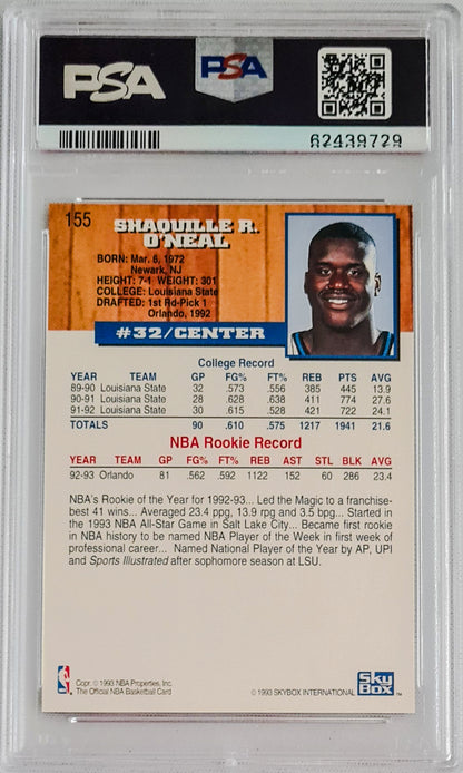 Shaquille O'Neal PSA 10 - 1993 NBA Hoops