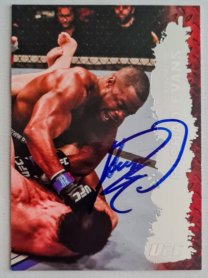Rashad Evans - 2009 Topps UFC - Autograph (on Card)