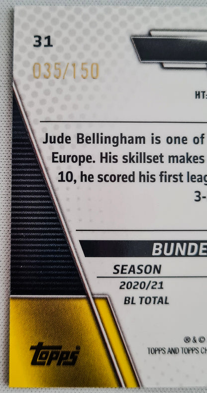 Jude Bellingham - 2022 Topps Chrome Bundesliga Blue Refractor /150