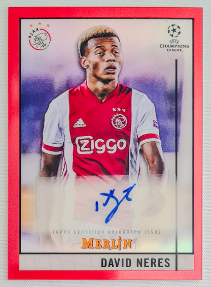 David Neres - 2021 Topps Merlin /10 Autograph
