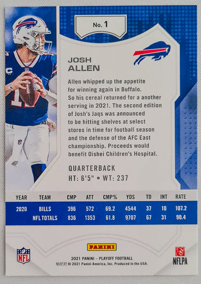 Josh Allen - 2021 Panini playoff Football