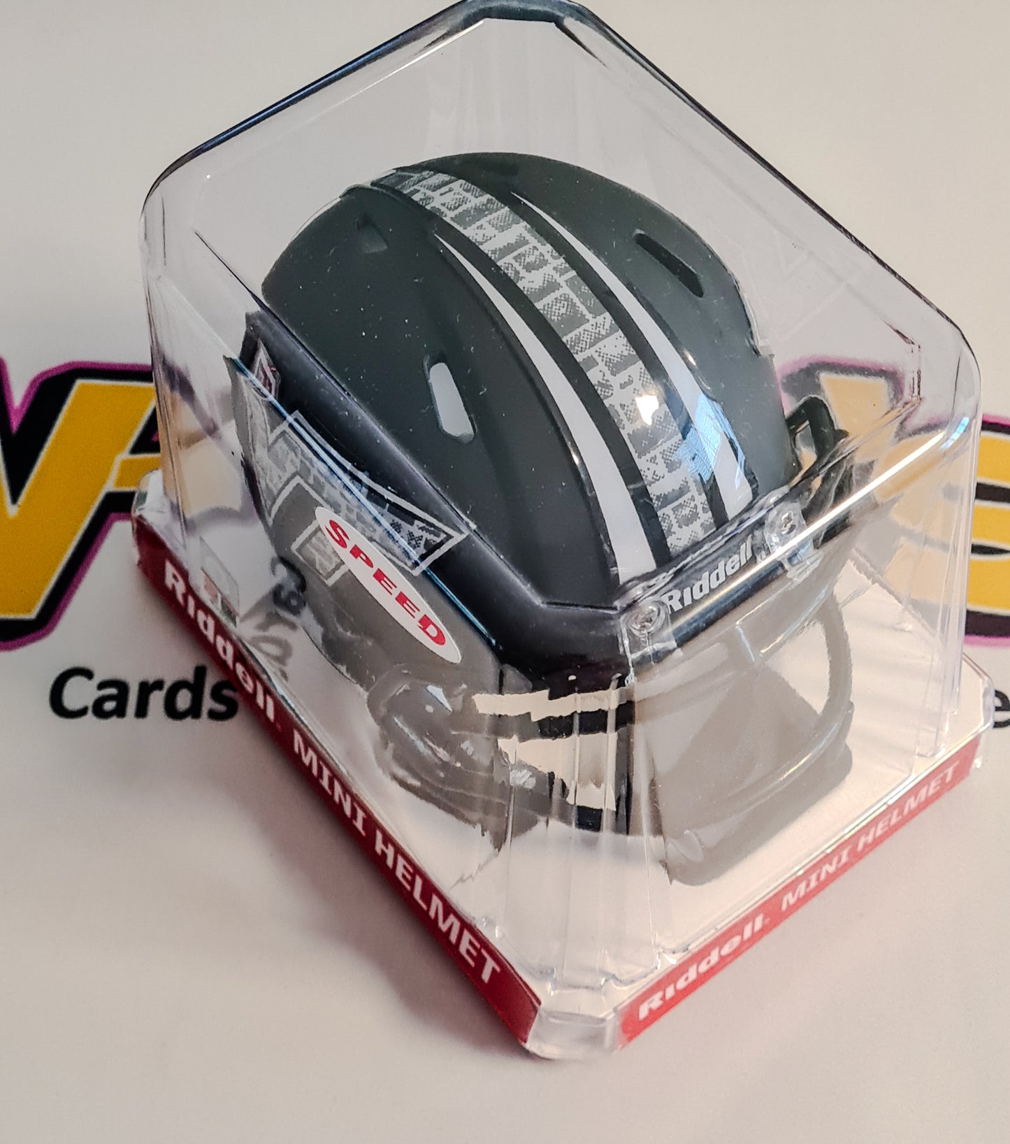 Virginia Tech Mini Helmet Replica - Riddell Hokie Stone Black