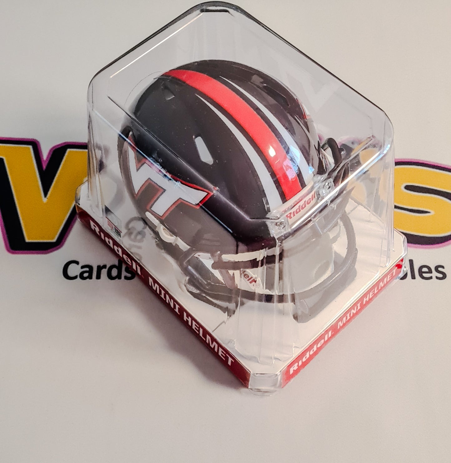 Virginia Tech Mini Helmet Replica - Riddell: Maroon