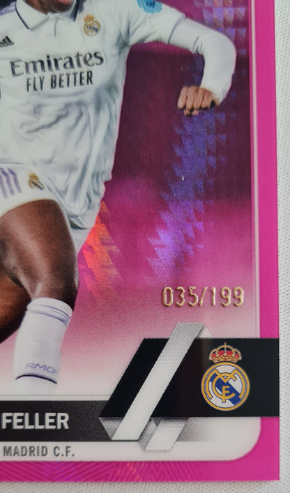 Naomie Fellar - 2023 Topps Chrome Women Football CL - (RC) Real Madrid - Pink /199