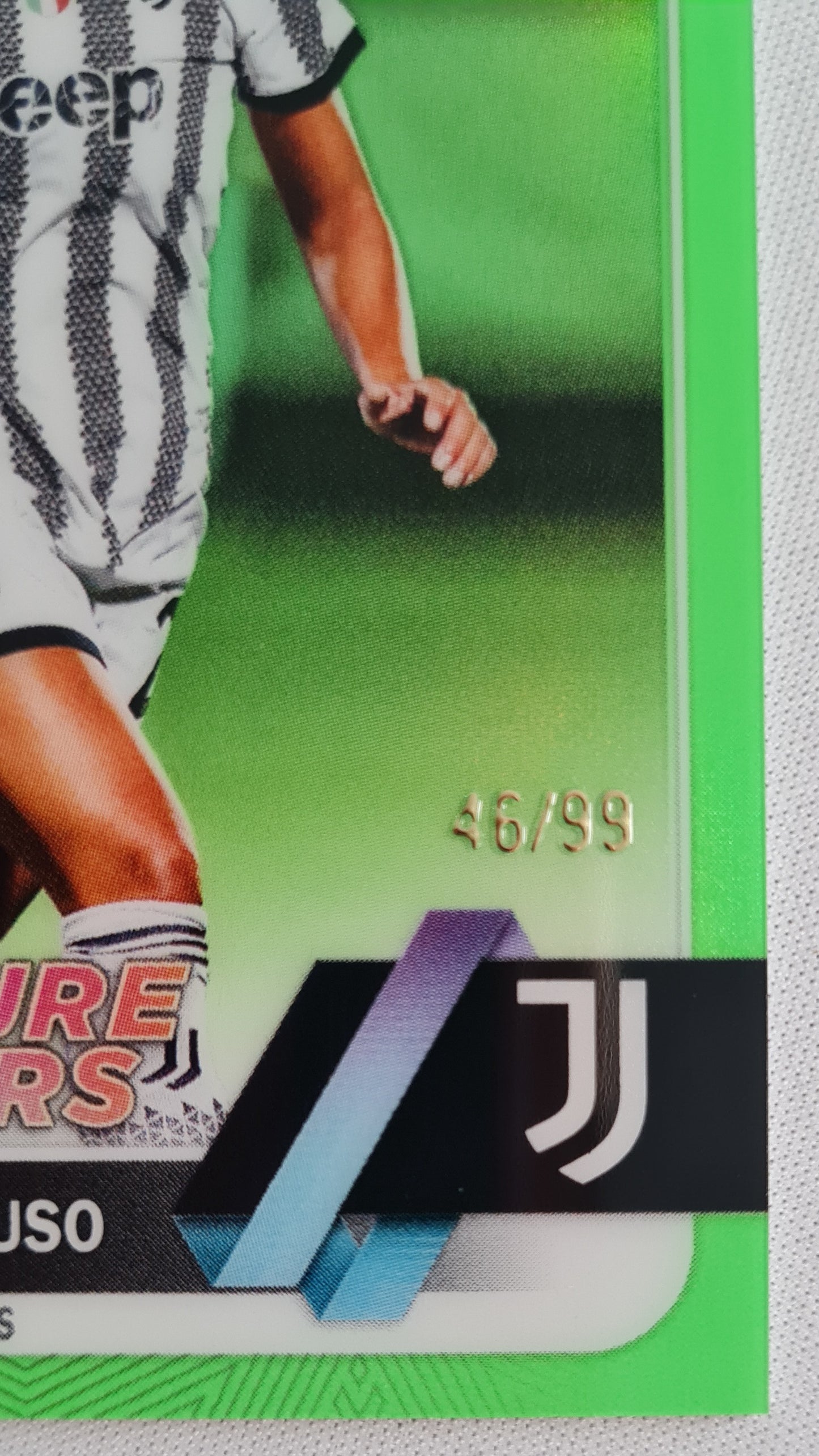 Arianna Caruso - 2023 Topps Chrome Future Stars - Juventus - Lime Prism /99
