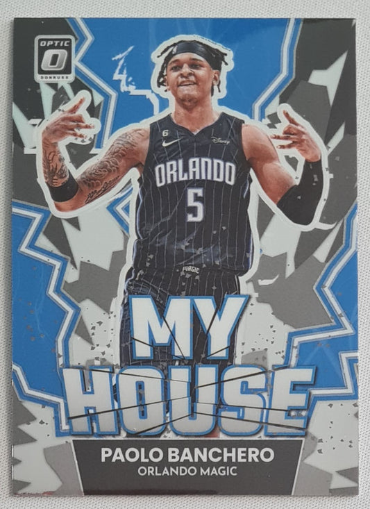 Paolo Banchero - 2022/23 Panini Donruss Optic MY HOUSE - Orlando Magic