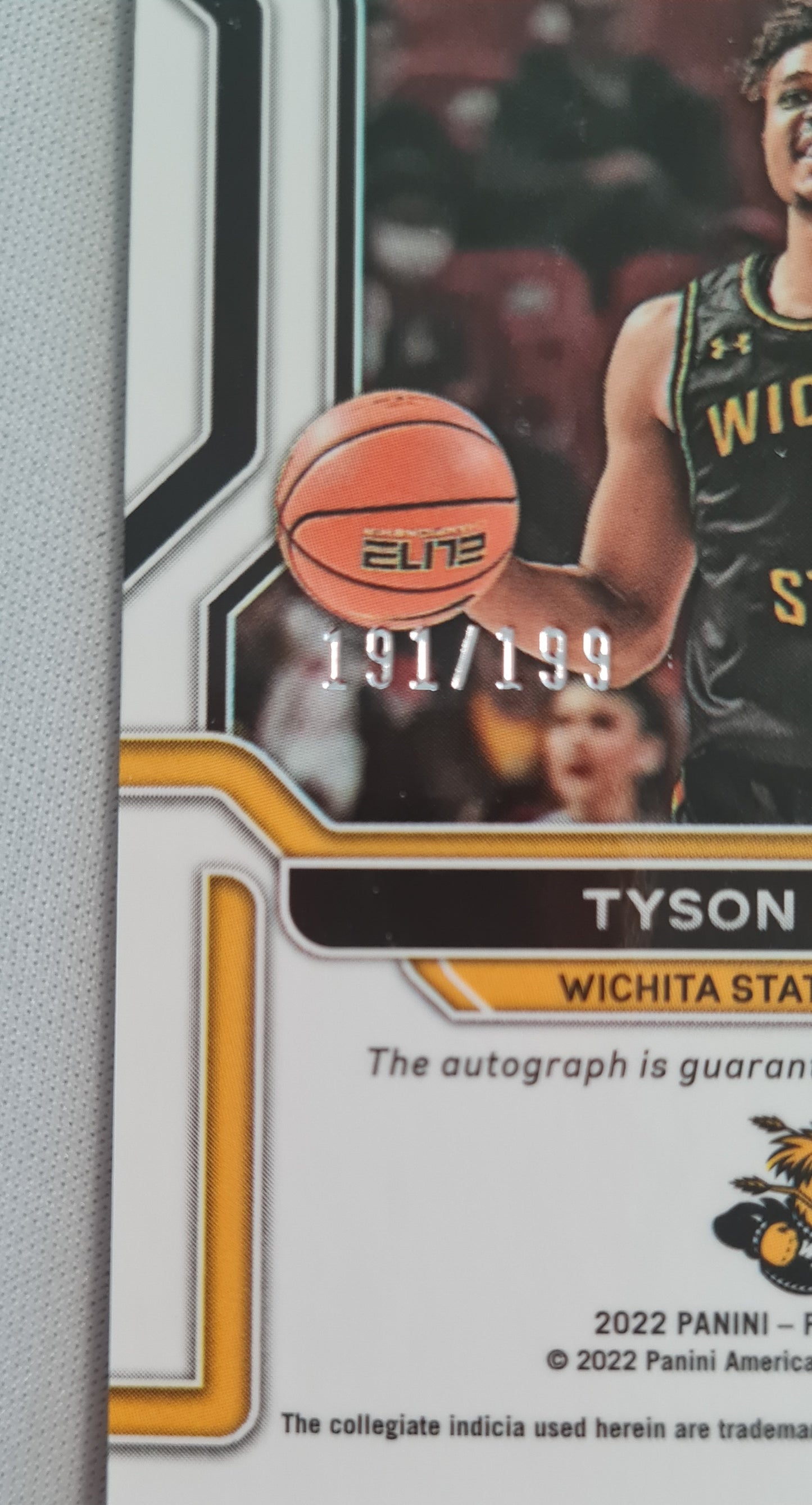 Tyson Etienne - 2022 Panini Prizm Draft Picks - Penmanship - Red /199 Auto