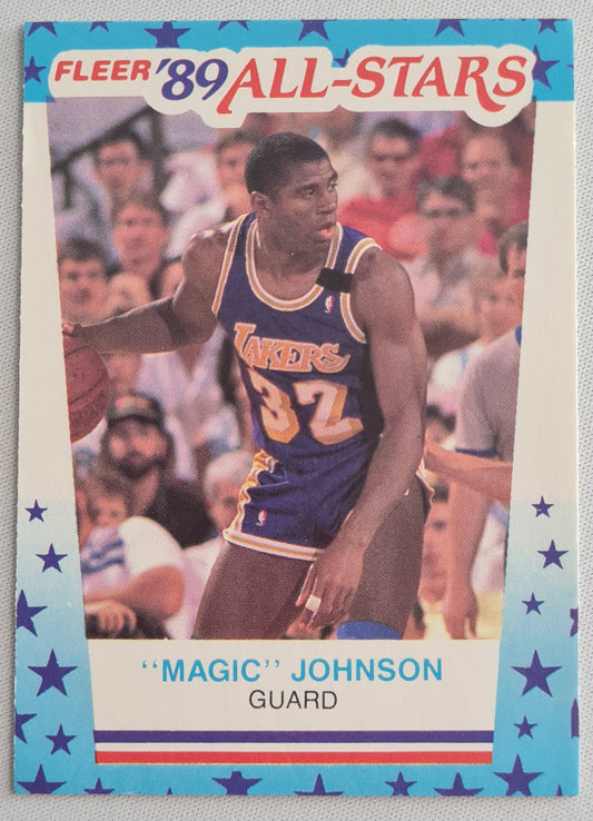 "Magic" Johnson - 1989 Fleer All Stars Sticker #5