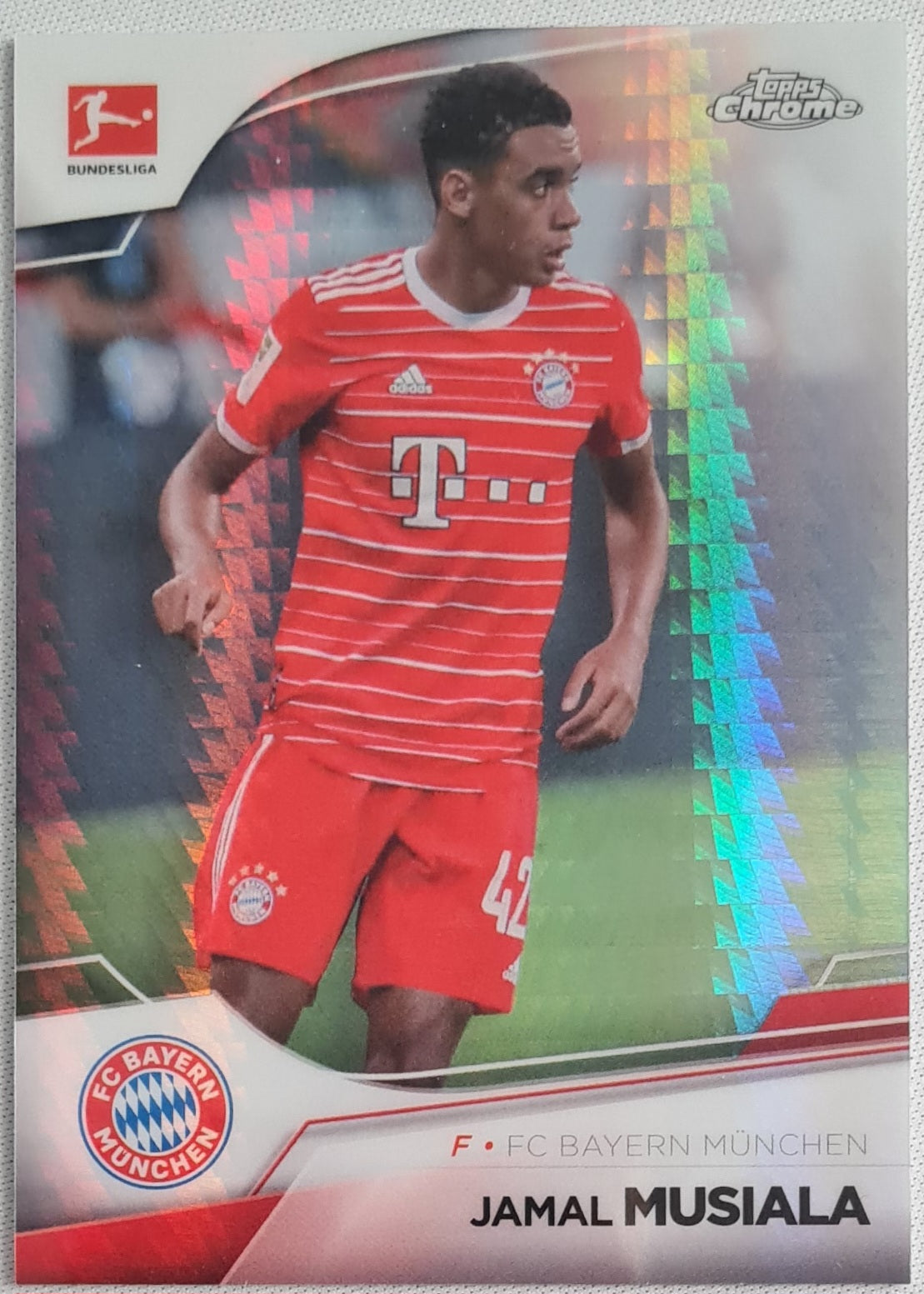 Jamal Musiala - 2023 Topps Chrome Bundesliga Hyper /230 #79