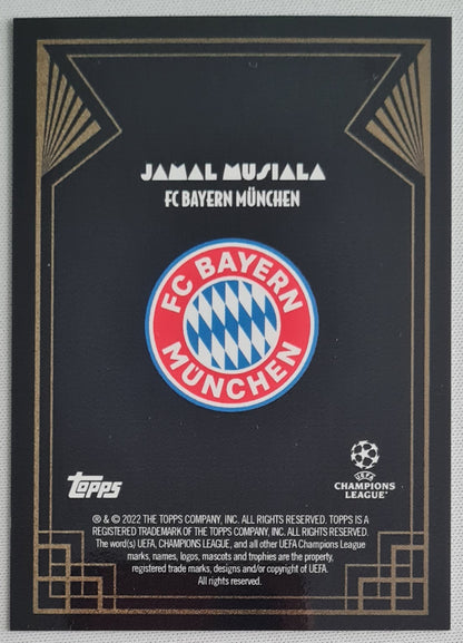 Jamal Musiala -2022 Topps DECO Champions League - Golden Great - FC Bayern Munchen