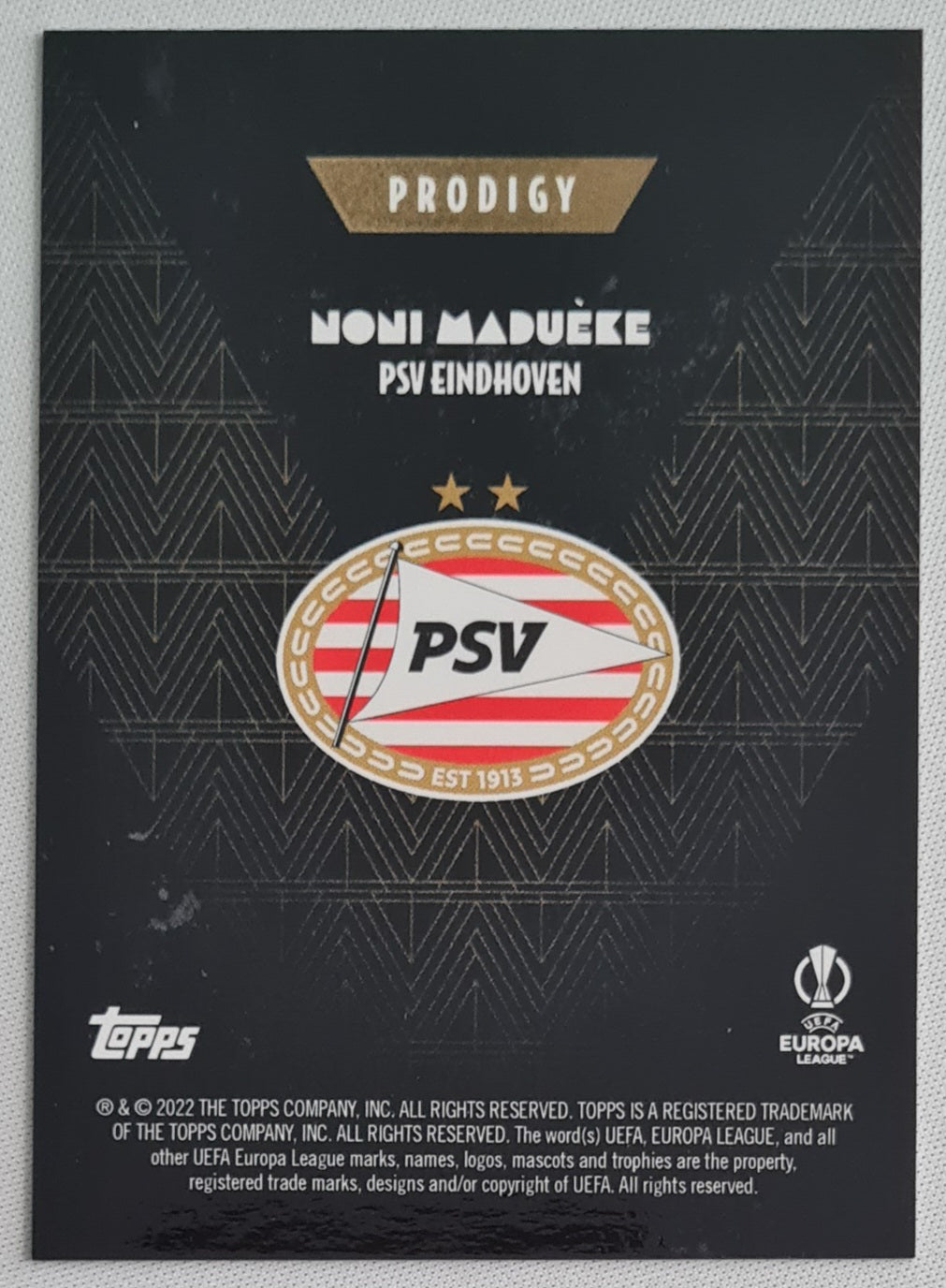 Noni Madueke - 2022 Topps DECO Champions League - PSV