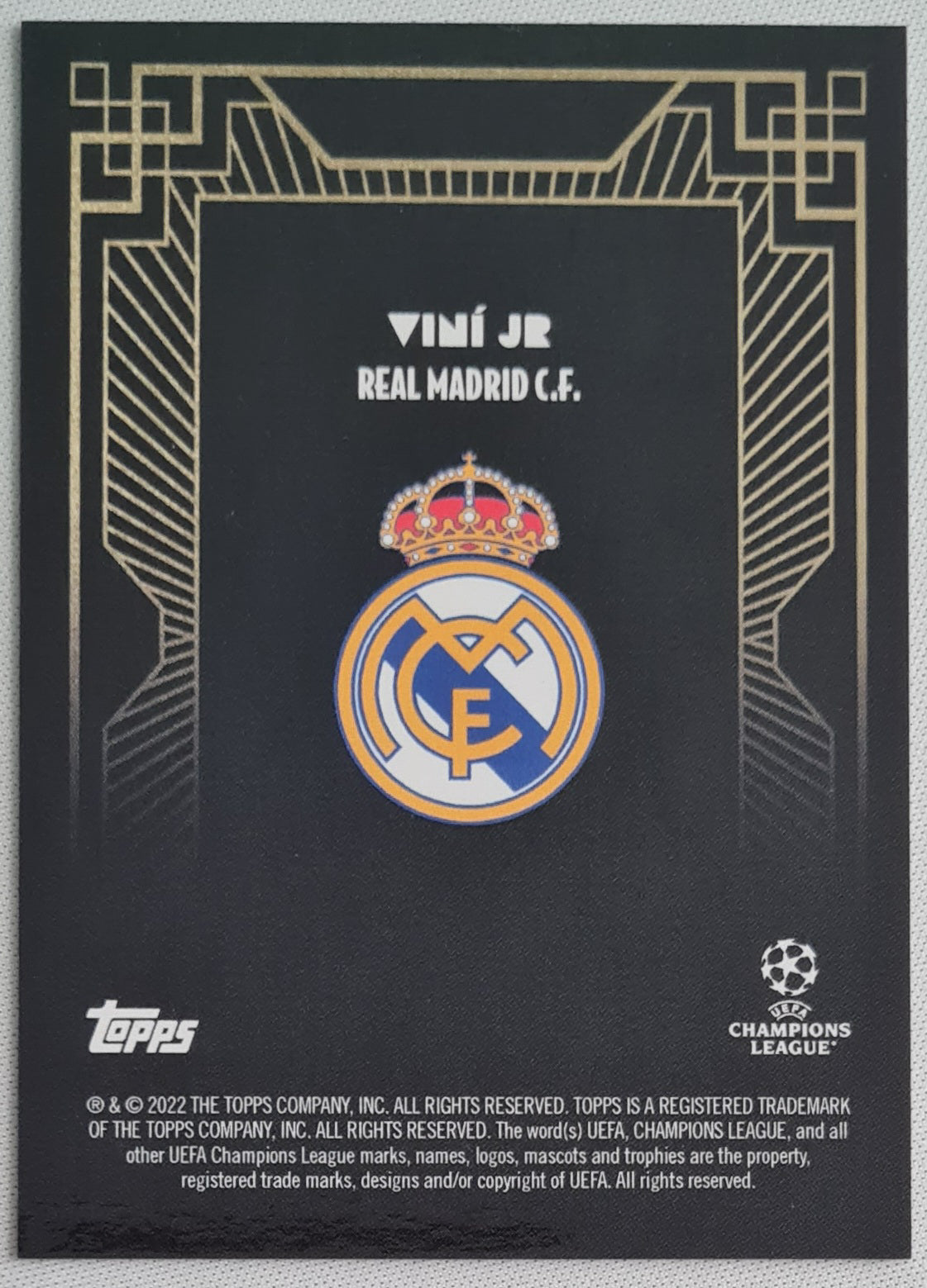 Vini Jr. - 2022 Topps DECO Champions League - Real Madrid C.F