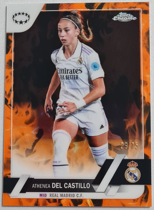 Athenea del Castillo - 2023 Topps Chrome Women CL Inferno /75