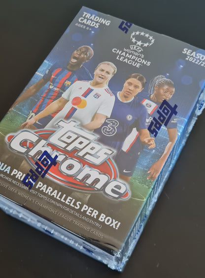 2023 Topps Chrome Women Football CL Blaster Box