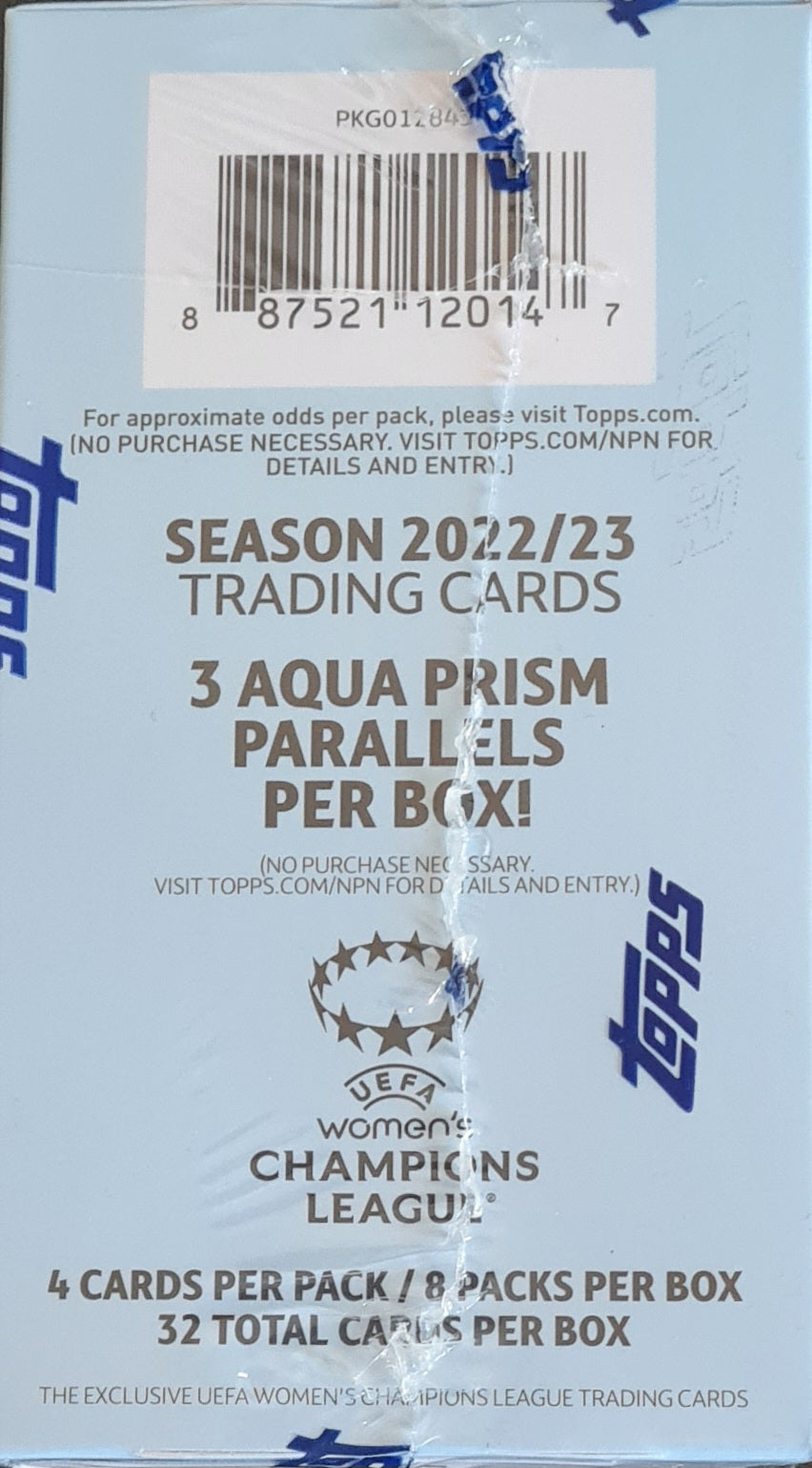 2023 Topps Chrome Women Football CL Blaster Box