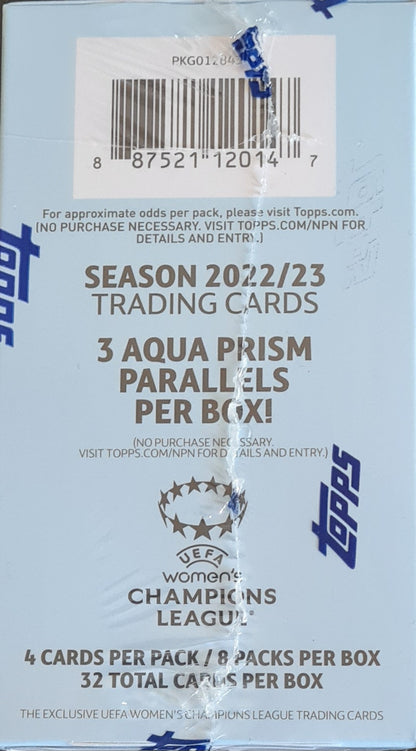 2023 Topps Chrome Women Football CL Blaster Box