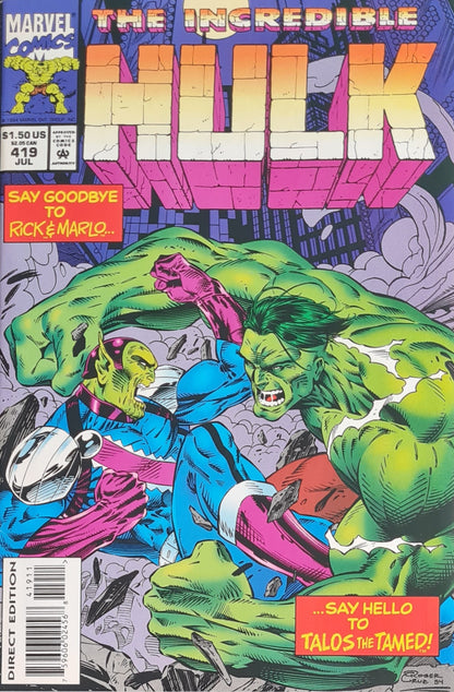 Hulk - 1994 "Say goodbye to Rick & Marlo" #419