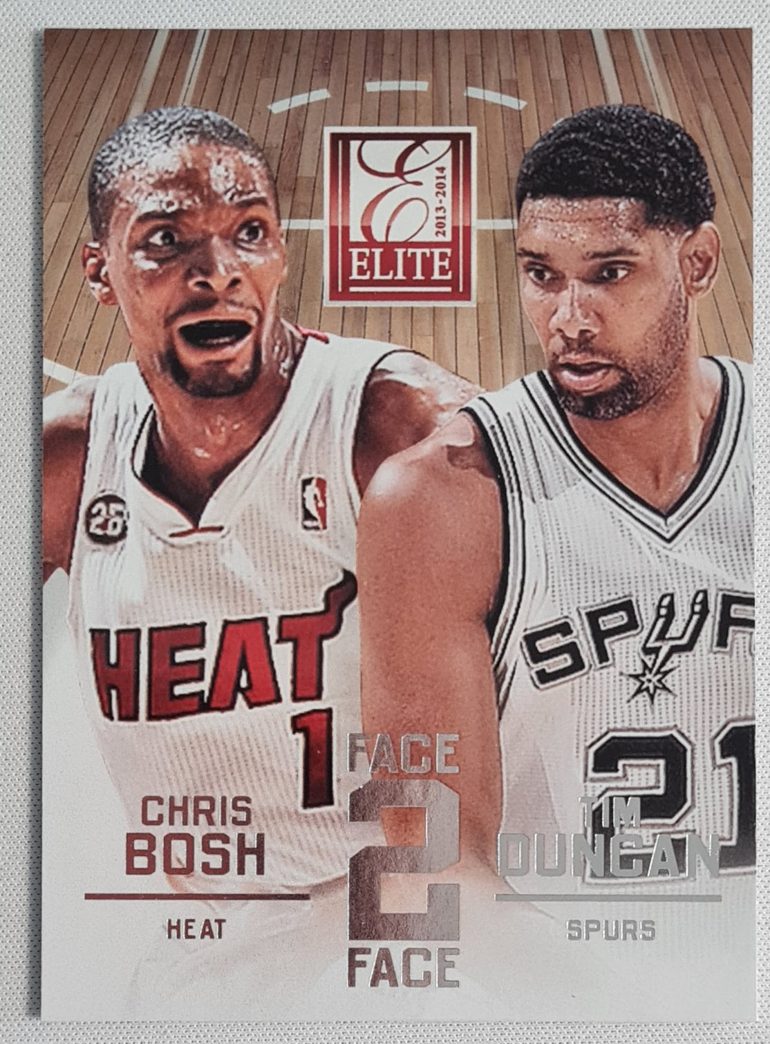 Chris Bosh vs Tim Duncan - 2013 Panini Elite Basketball - Face 2 Face