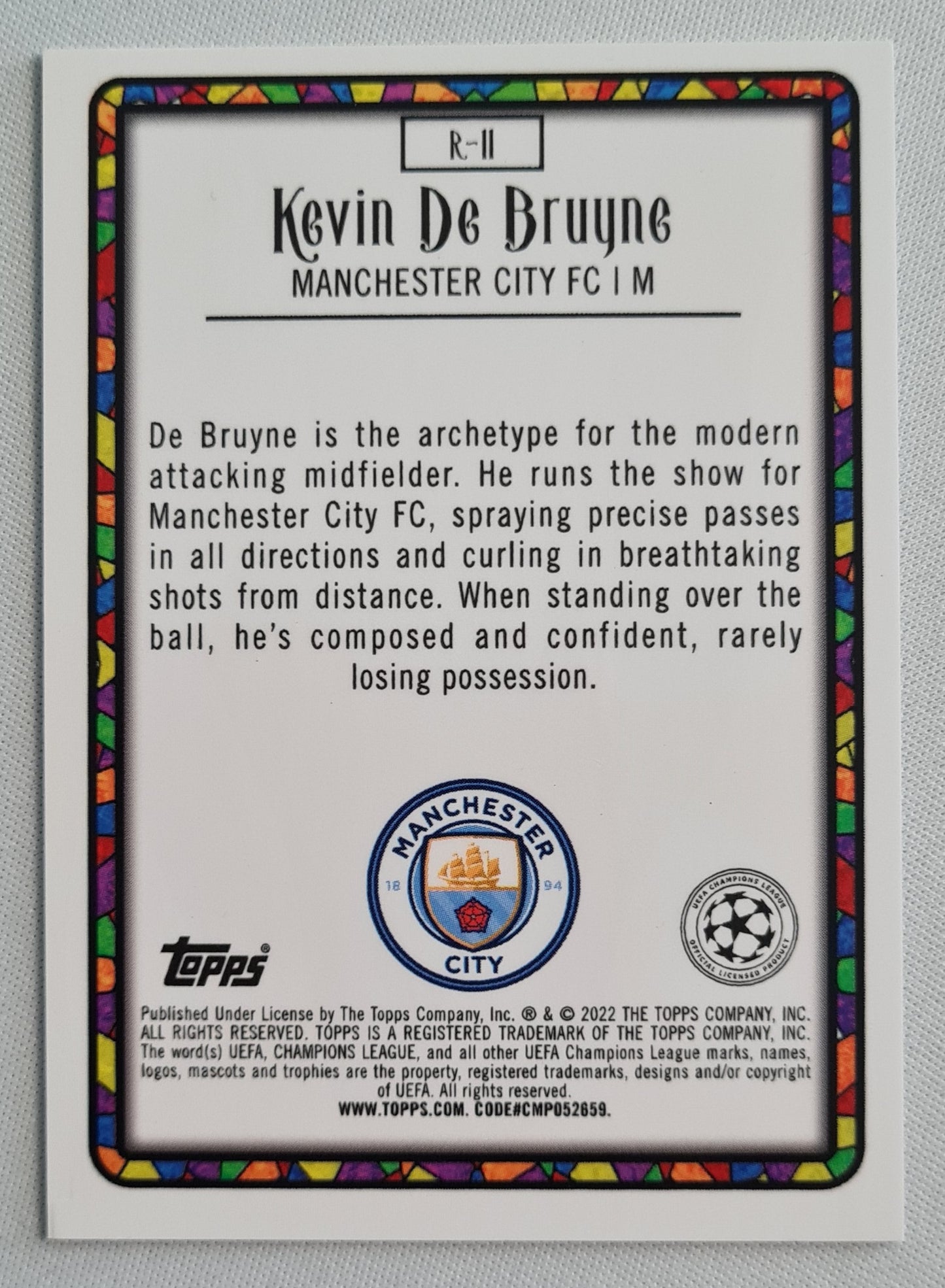 Kevin de Bruyne - 2022 Topps Merlin RENAISSANCE (CL) #R-11 Case Hit