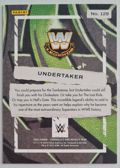 Undertaker - 2023 Panini Chronicles Ring Royalty #129