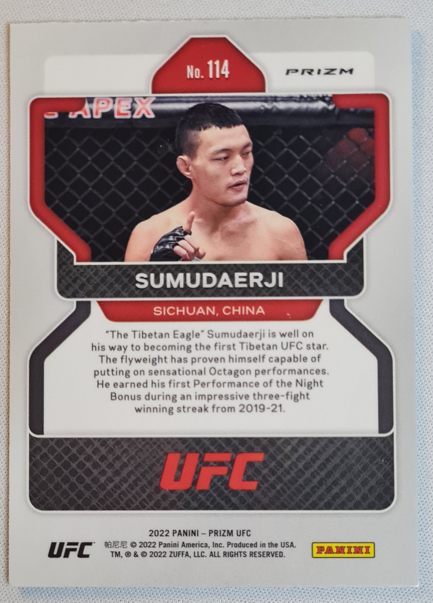 Sumudaer JI - 2022 Panini (RC) Green Prizm #114