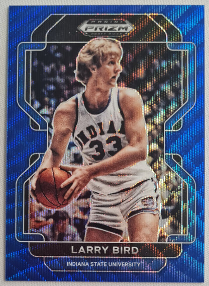 Larry Bird - 2022 Panini Prizm Draft Picks Blue Wave /249