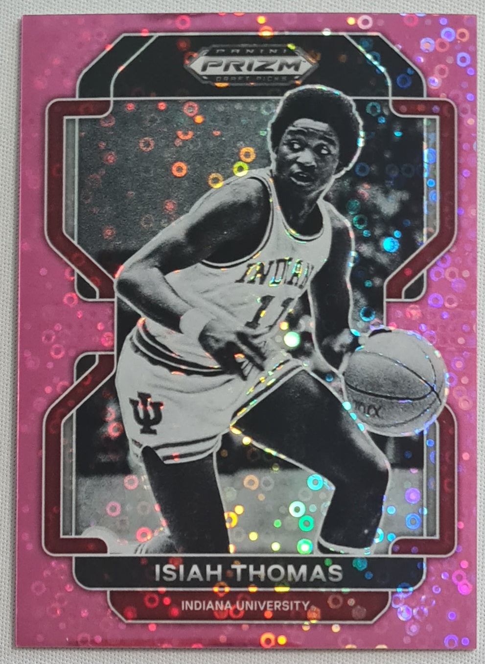 Isiah Thomas - 2022 Panini Prizm Draft Picks Pink Disco /20 SP
