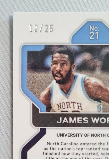 James Worthy - 2022 Panini Prizm Draft Picks Silver MOJO /25