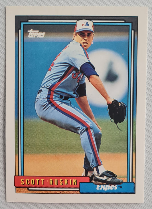 Scott Ruskin - 1992 Topps Montreal Expos #692