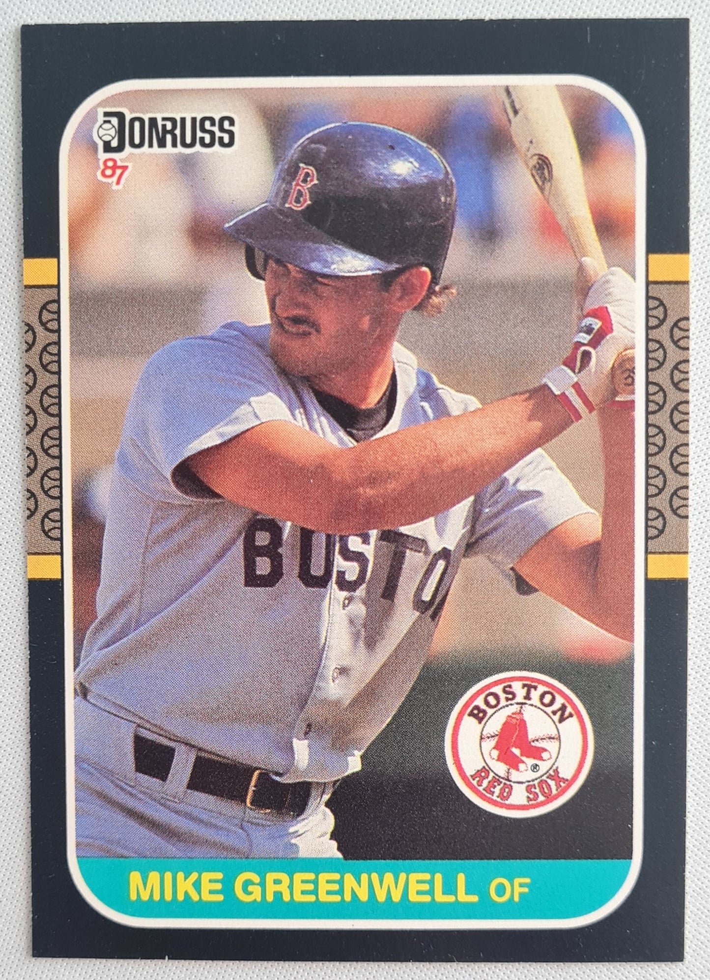 Mike Greenwell - 1986/87 Leaf Donruss Boston Red Sox #585