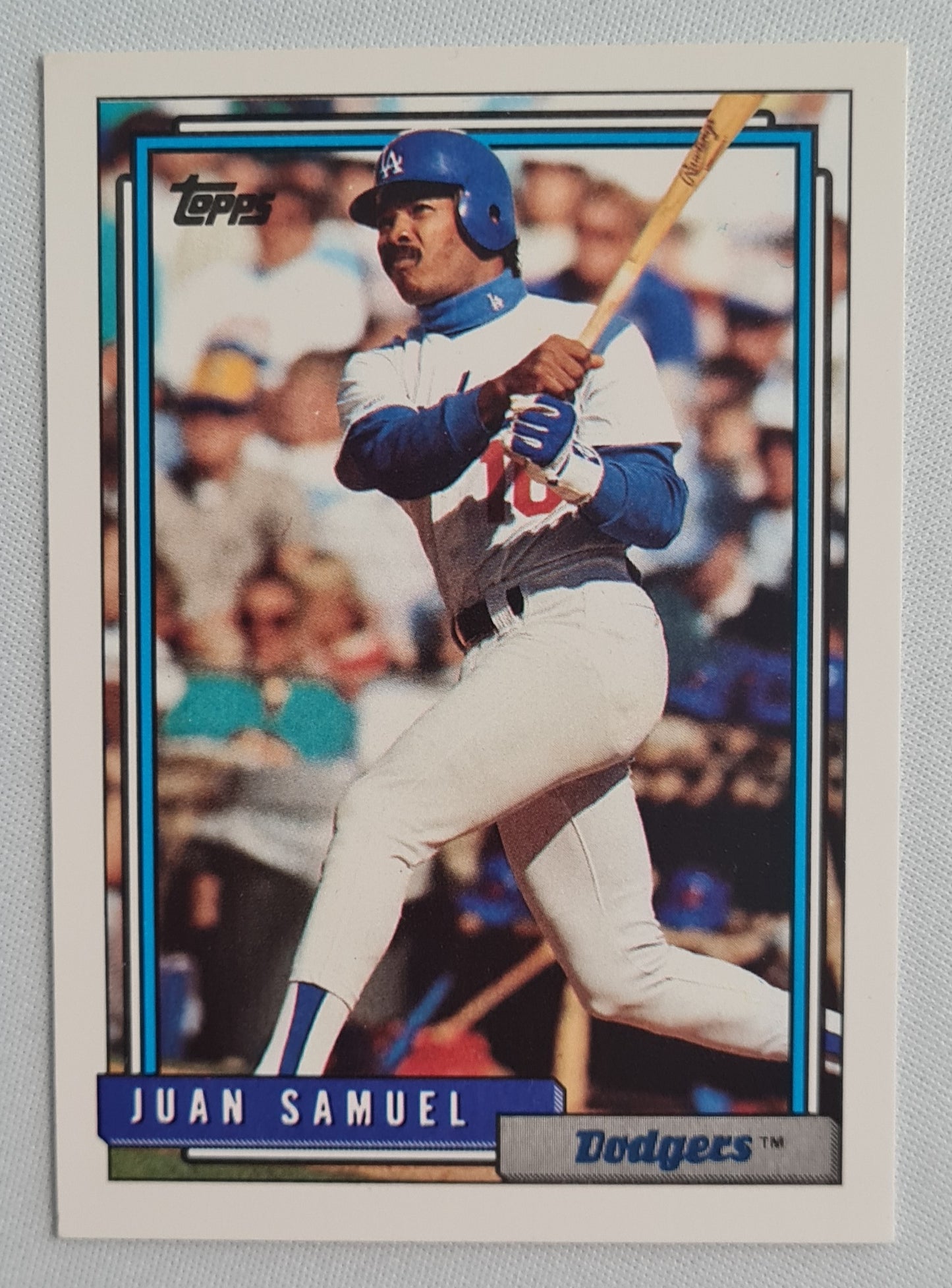 Juan Samuel - 1992 Topps L.A. Dodgers #315