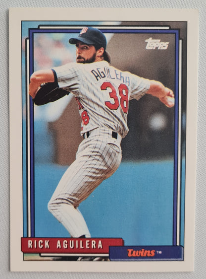 Rick Aguilera - 1992 Topps Minnesota Twins #44