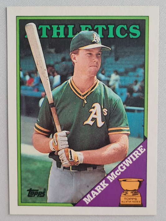 Mark McGwire - 1988 Topps Tiffany #580 Oakland A's
