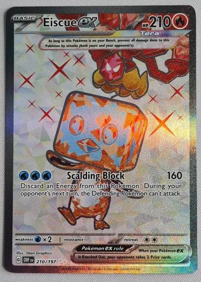 Eiscue EX - 2023 Pokemon Card 210/197 HP210