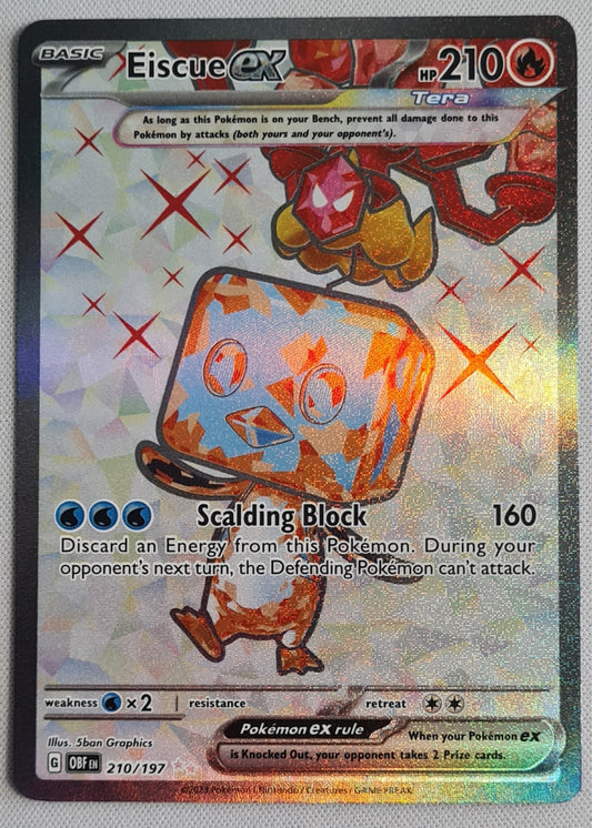Eiscue EX - 2023 Pokemon Card 210/197 HP210