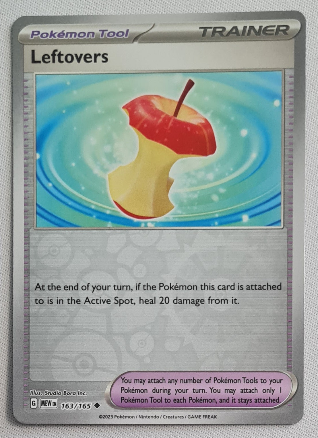Leftovers - 2023 Reverse Holo NM 163/165 Scarlet & Violet 151 Pokemon Card