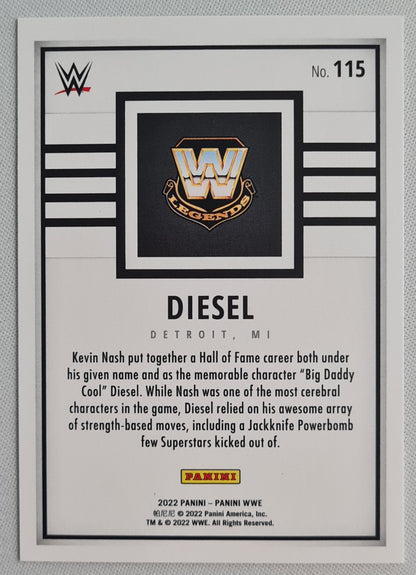 Diesel - 2022 Panini WWE - Debut Edition International Card  #115
