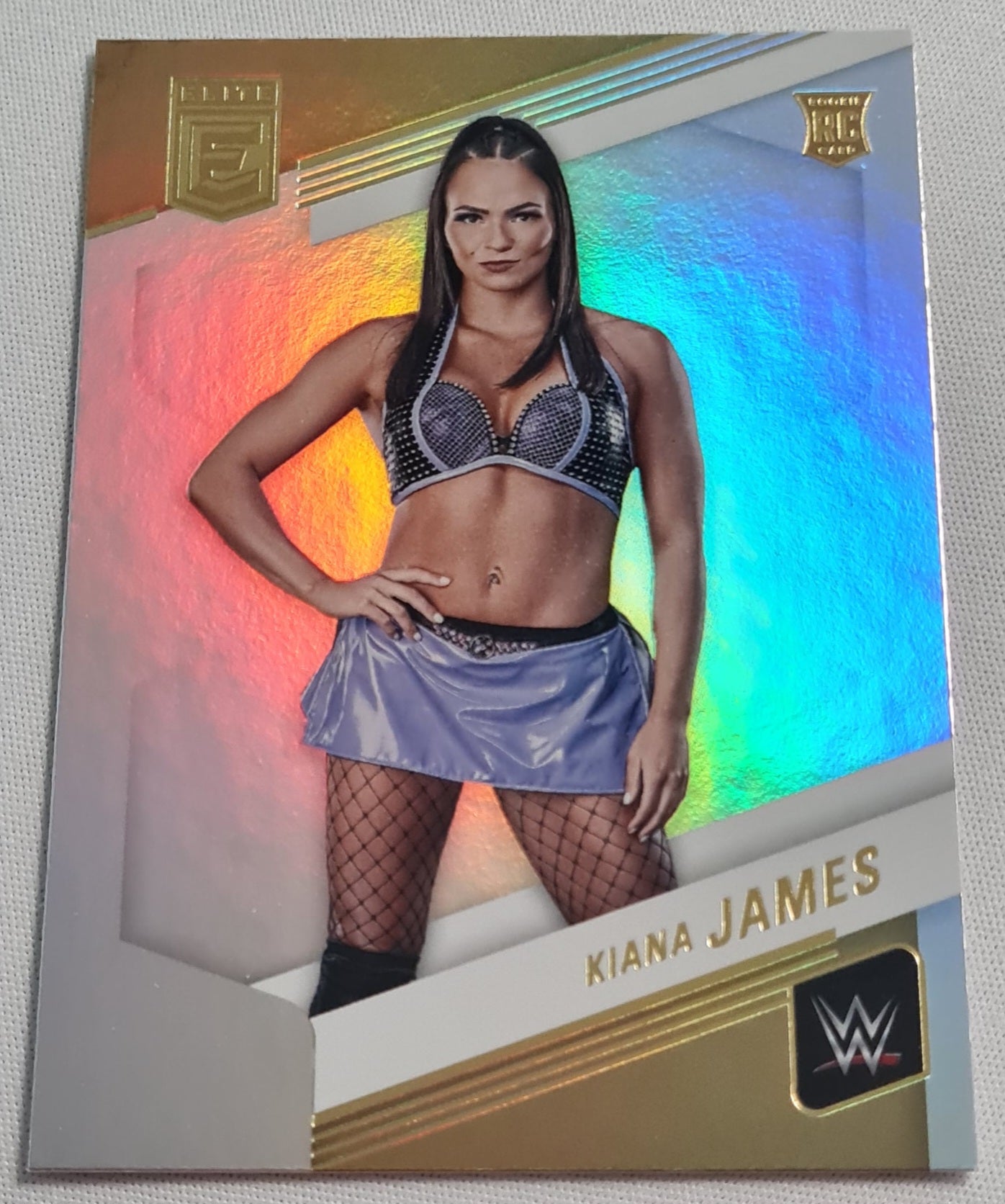 Kiana James - 2023 Panini Donruss Elite WWE Holo NXT Rookie (RC)