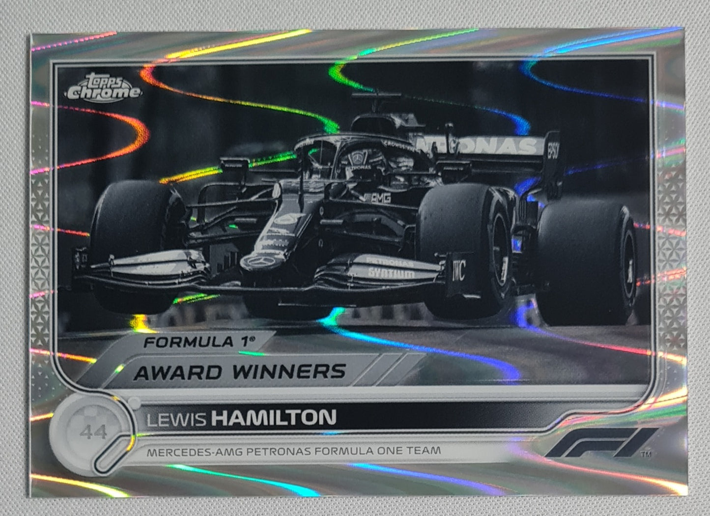 Lewis Hamilton - 2022 Topps Chrome F1 "Record Breakers"-Frist-Ever Driver to 100 Wins #198