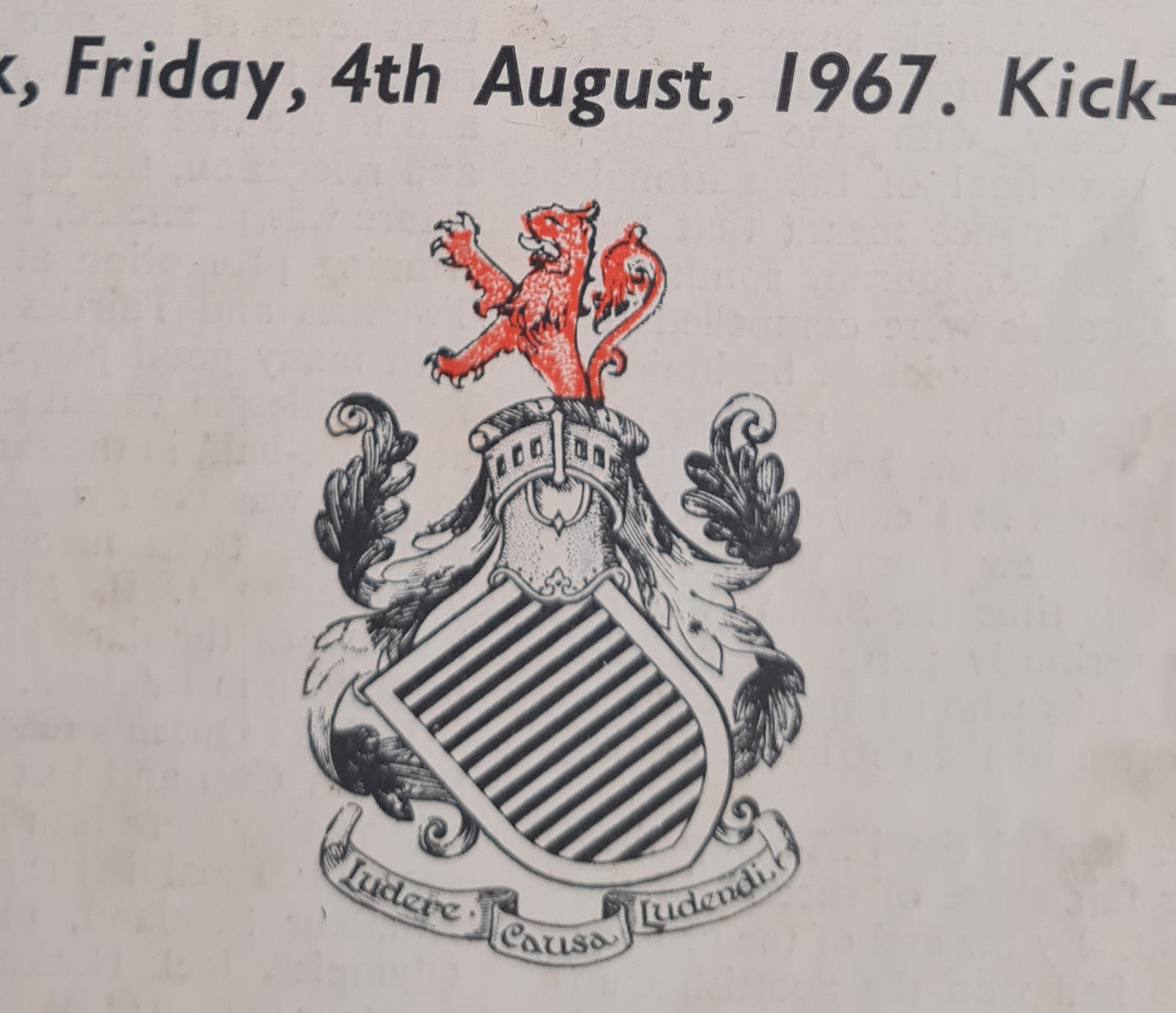 Queen's Park F.C. Centenary Vintage Souvenir Programme - 1967 featuring Celtic vs Tottenham Hotspur