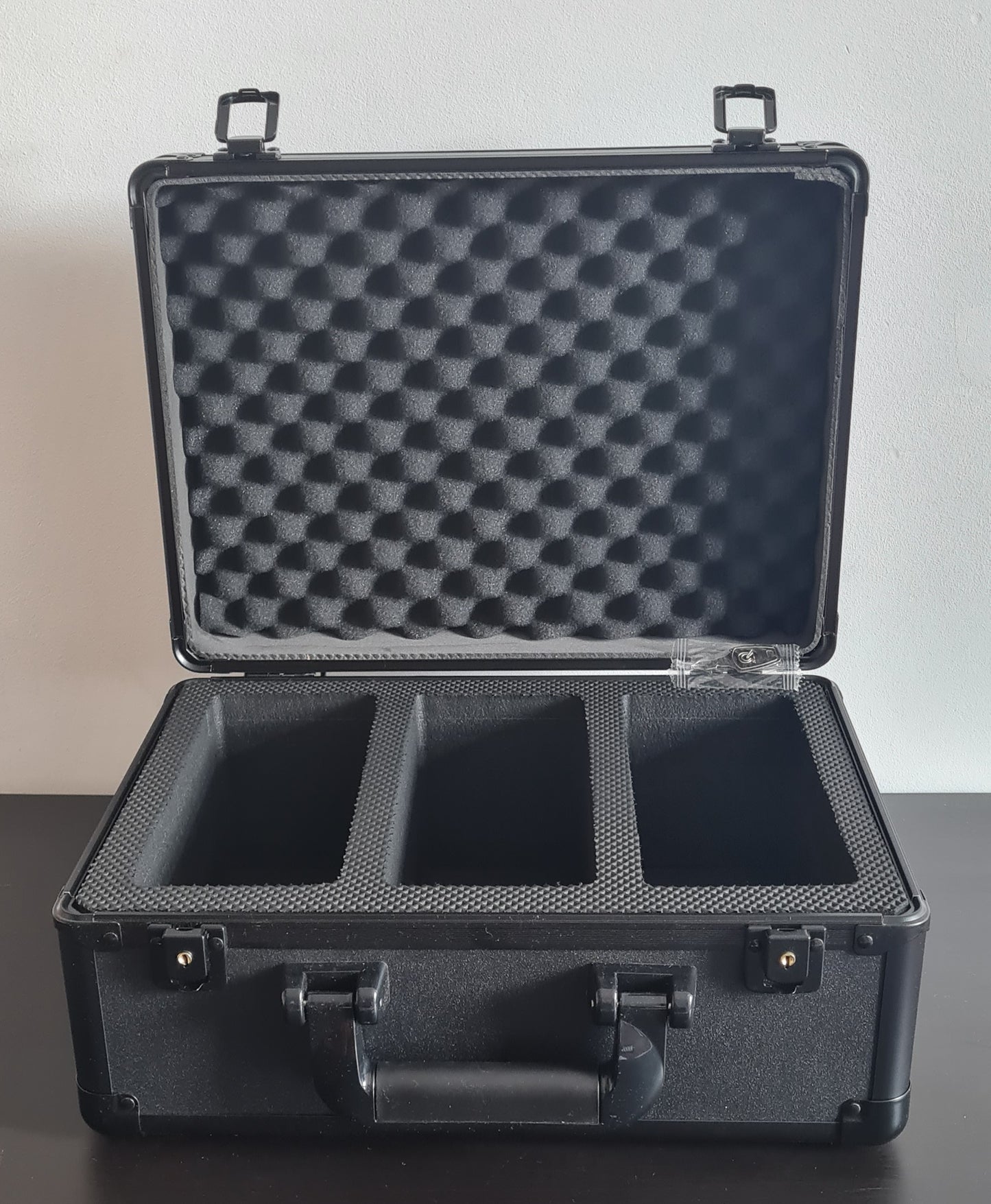 Storage Case for Collectable cards - 3 Slot Storage Box with handle and safety lock system