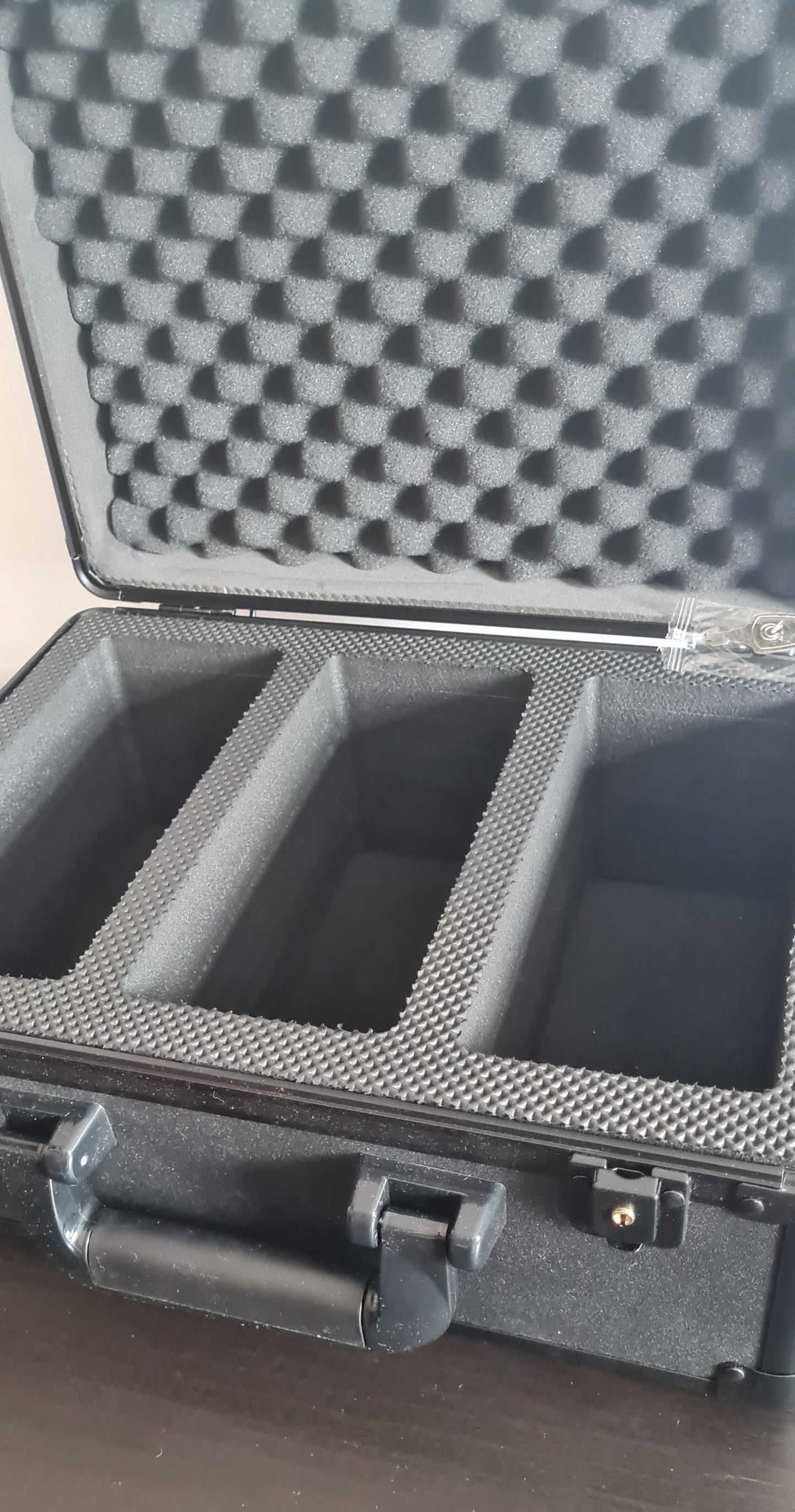 Storage Case for Collectable cards - 3 Slot Storage Box with handle and safety lock system